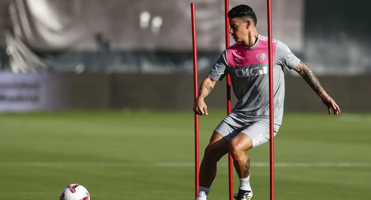 Por Qu James Rodr Guez No Pudo Terminar El Entrenamiento Con El Rayo