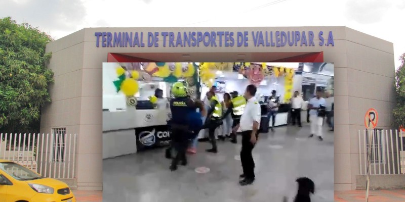 TERMINAL DE TRANSPORTE VALLEDUPAR PELEA