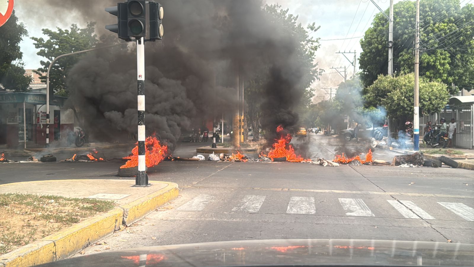 BLOQUEO POR FALTA DE LUZ